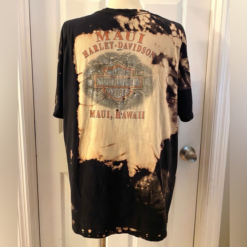 Vintage Distressed Harley-Davidson Honolulu Short Sleeve Tee Shirt
